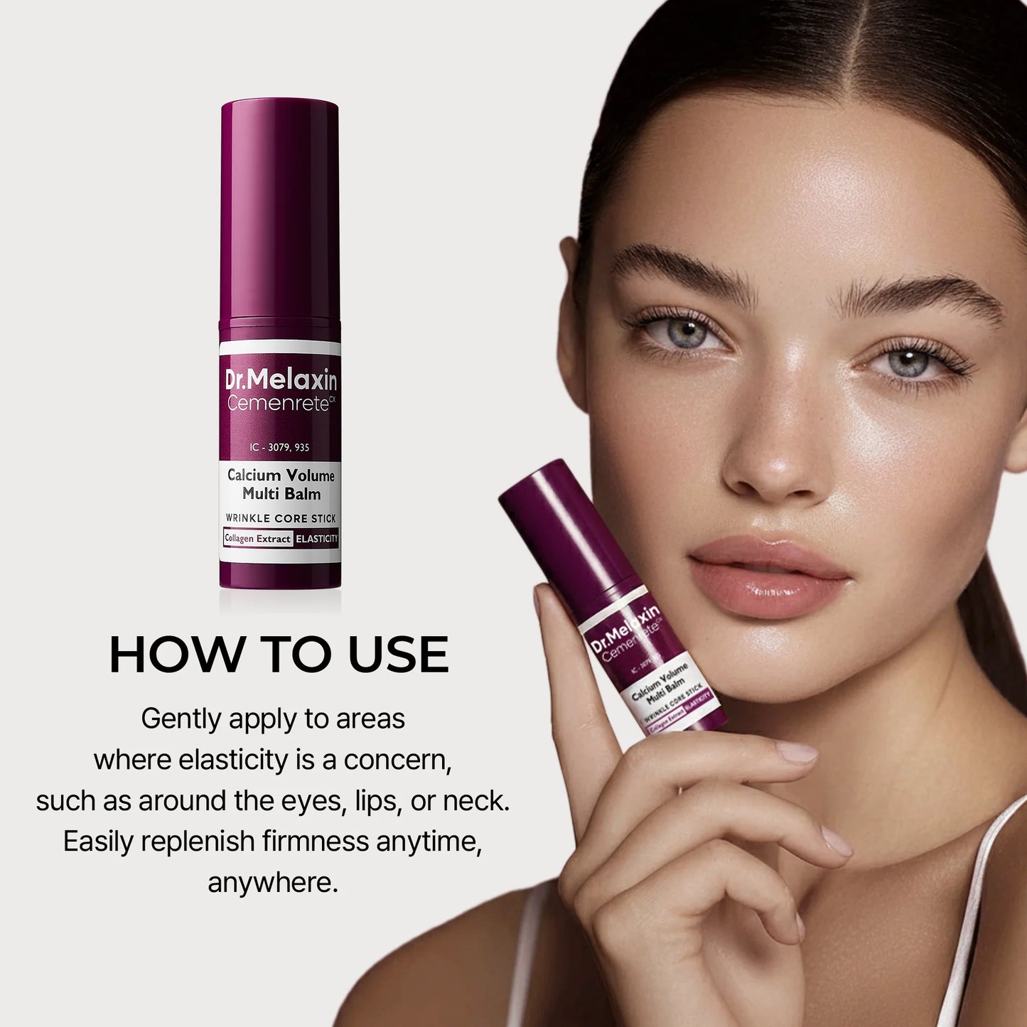 Calcium Multi Balm Stick | Instant Wrinkle & Under-Eye Plumping