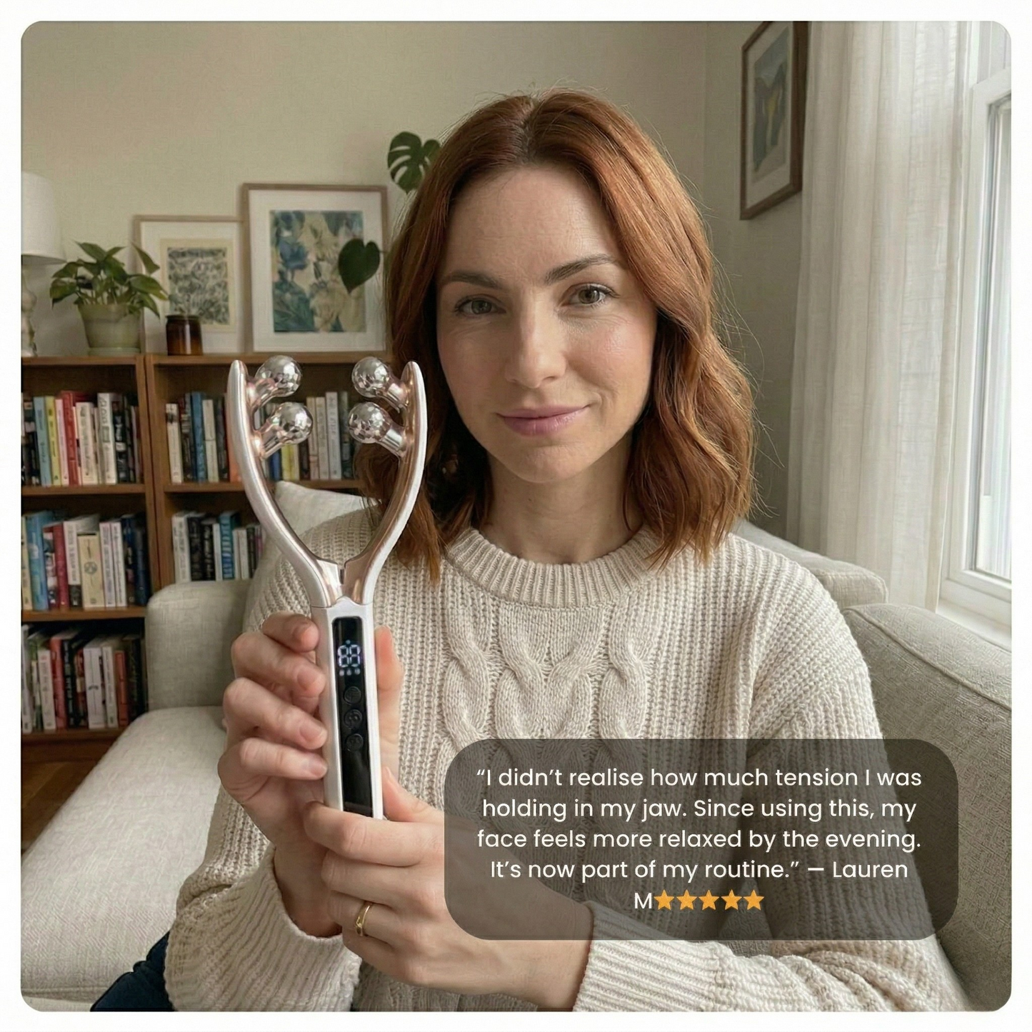 EMS Microcurrent Face Sculptor — Lift & Firm Your Jawline at Home