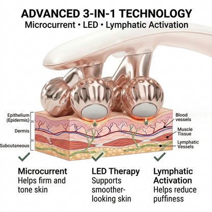 EMS Microcurrent Face Sculptor — Lift & Firm Your Jawline at Home