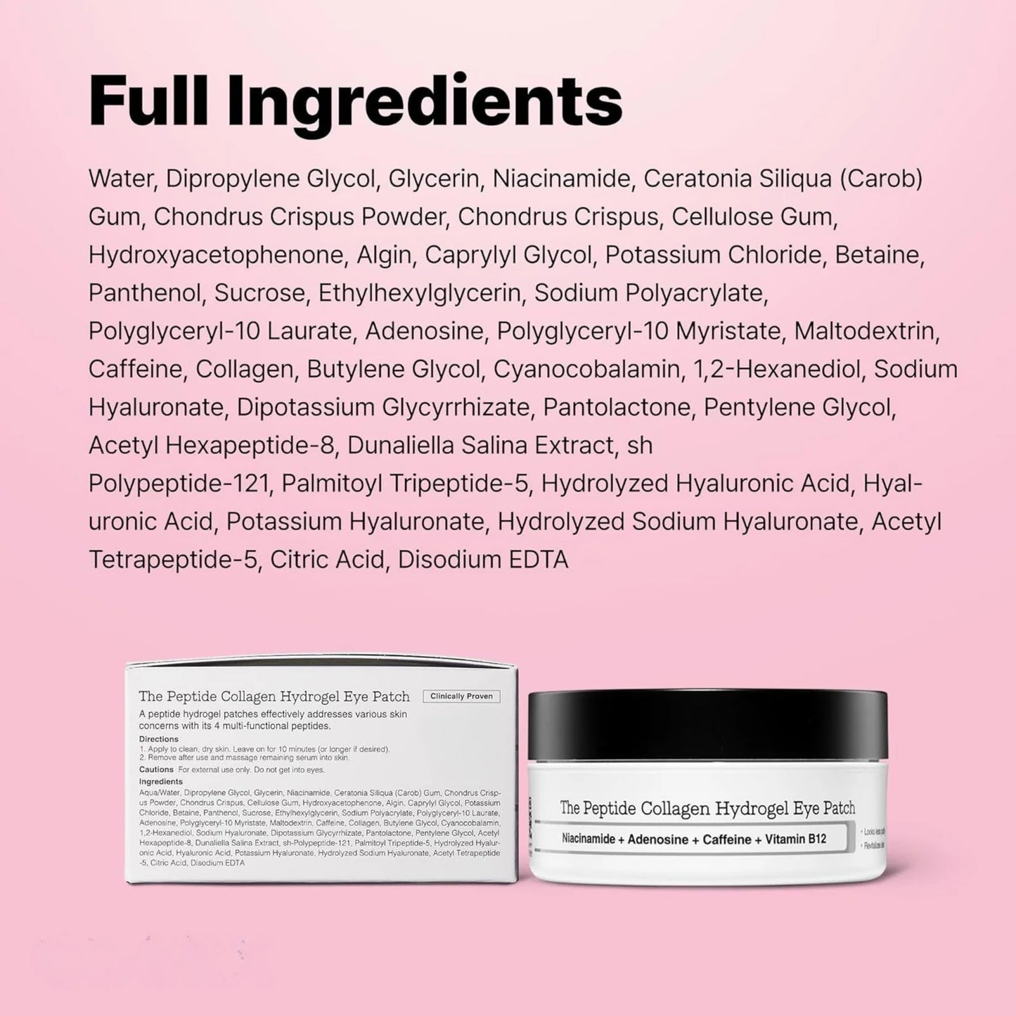Peptide Collagen Eye Patches
