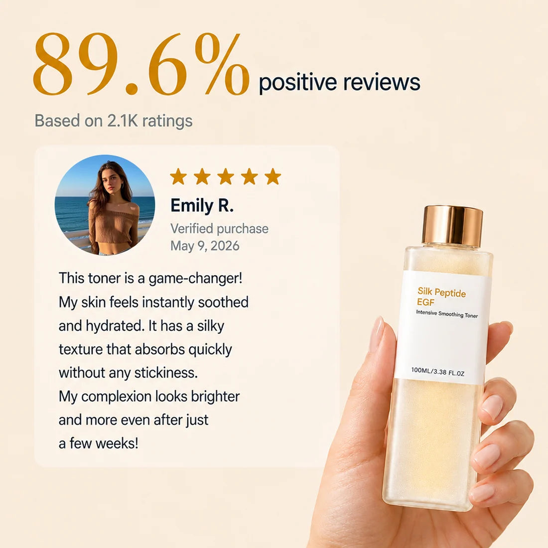 EGF Peptide Firming Toner