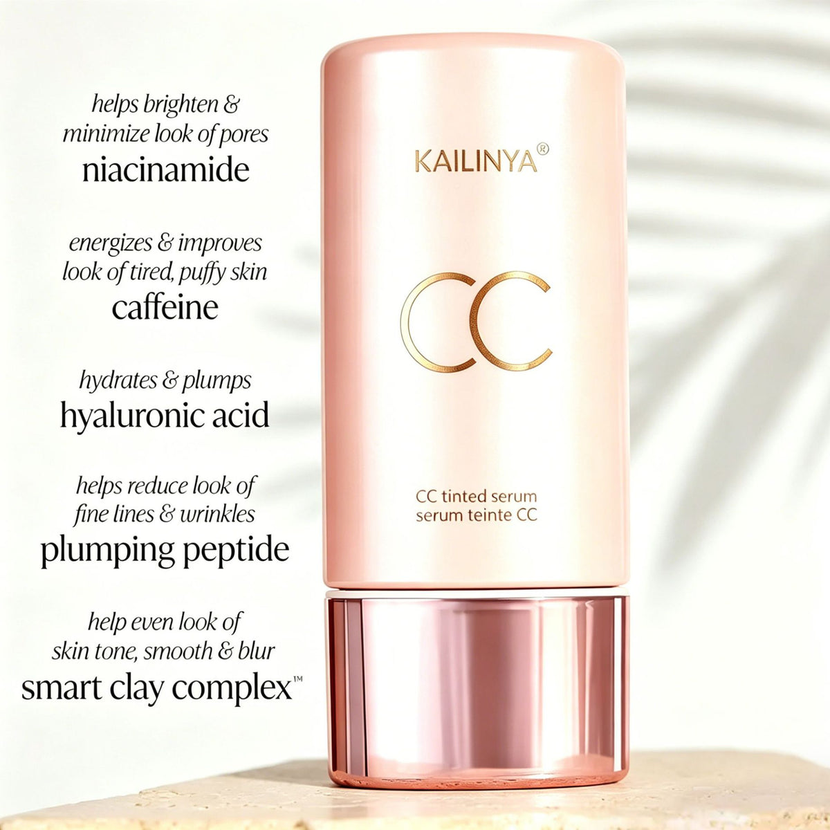 Color Changing Foundation Liquid, Lightweight Concealer CC Color Adjusting Serum, Waterproof Sweatproof Long Lasting Non-smudging Foundation